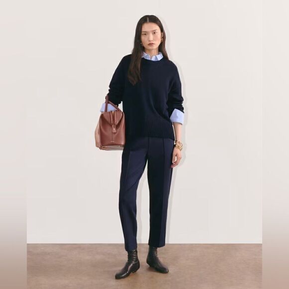 NWOT Everlane The Dream Pant® in Navy Size XXS - Picture 1 of 12
